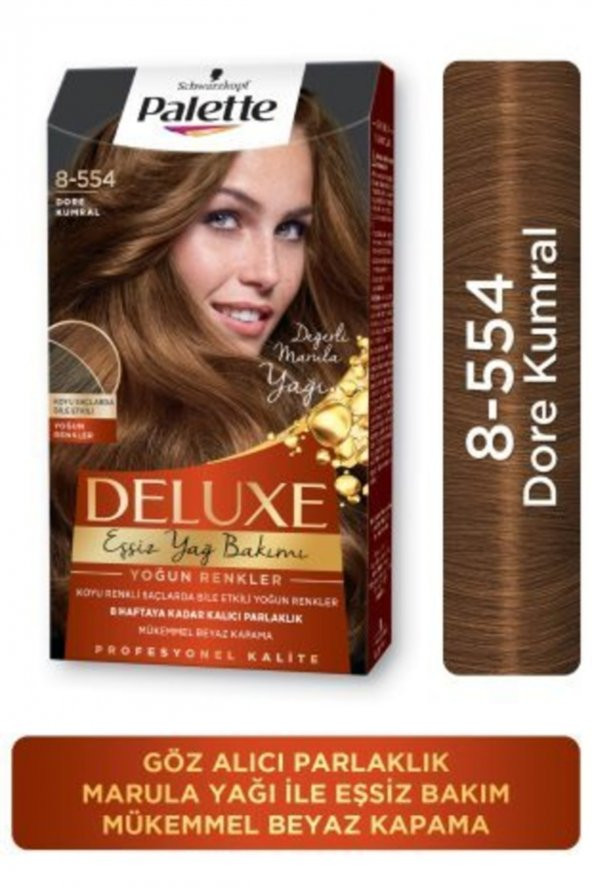 Deluxe Yoğun Renkler 8-554 Dore Kumral