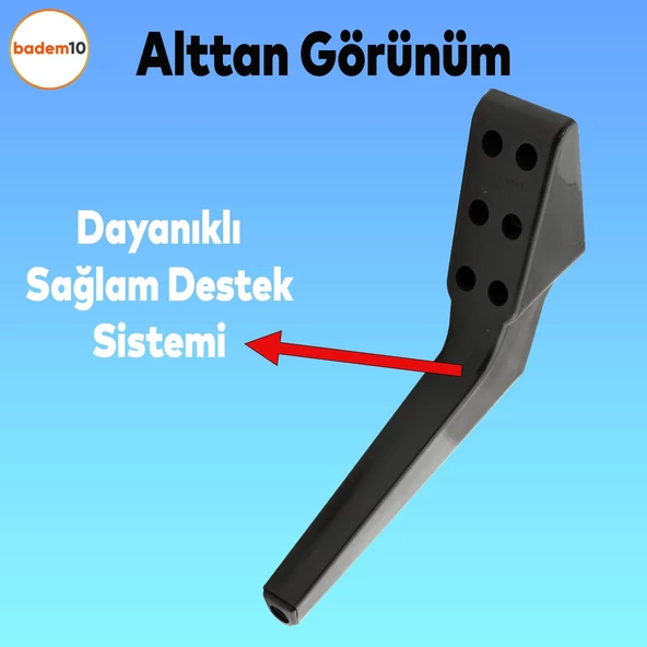 Logan Lüks Mobilya Kanepe Tv Ünitesi Berjer Koltuk Ayağı 23 Cm Siyah Konsol Ayakları - 3