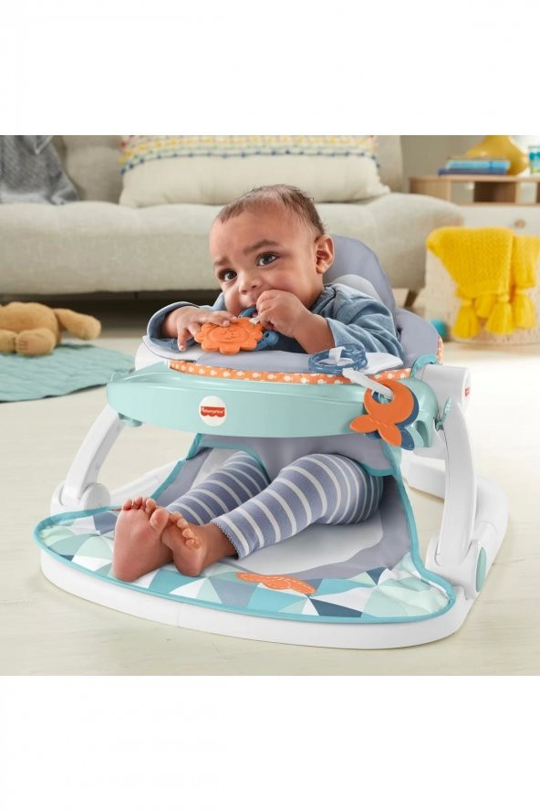 Fisher-price Tepsili Ana Kucağı - Penguen Adası, Mama Tepsisi Hayvan Temalı Taşınabilir Ana Kucağı - 1