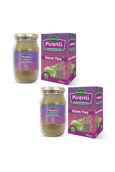 Pirenli Form Toz 135 gr Elma Tozu Diyet Destek Ürünü 2 Adet