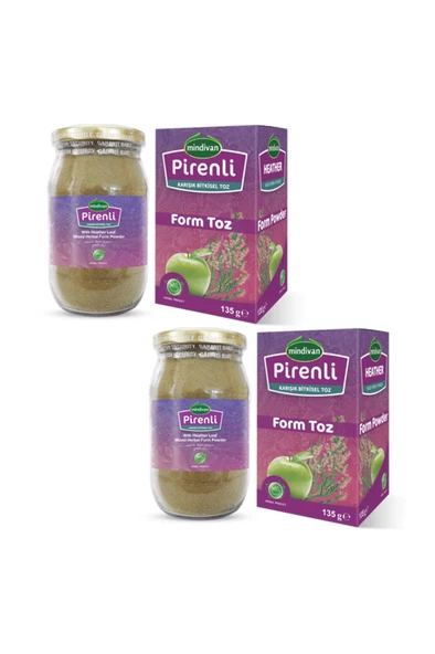 Pirenli Form Toz 135 gr Elma Tozu Diyet Destek Ürünü 2 Adet ürün görseli
