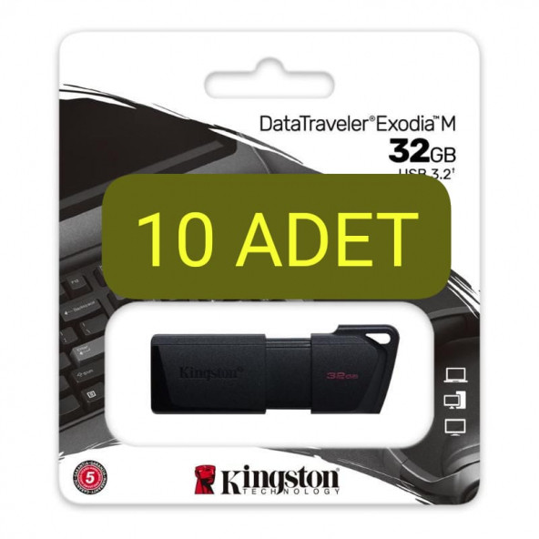 Kingston DTXM/32GB USB Bellek 32GB 3.2(10 adet )