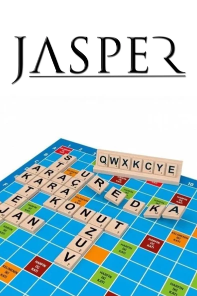 Jasper Ahşap Kelime Oyunu Kelime Bulma Eğitici Oyun Kelime Avı