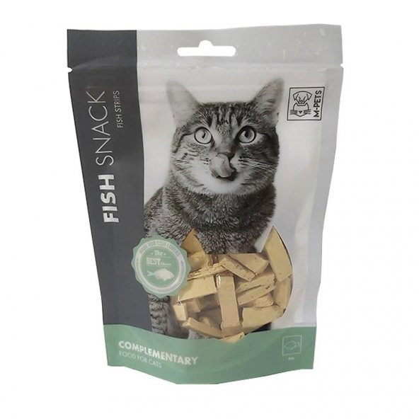 M-Pets Fish Strips Balıklı Kedi Ödülü 80gr