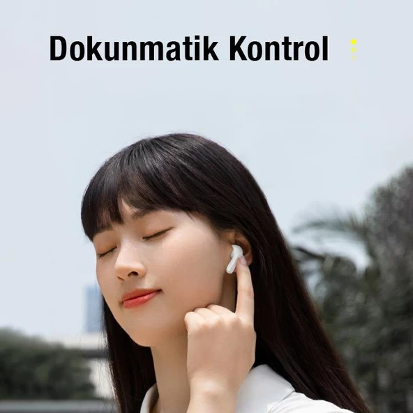 Baseus IP64 Su ve Toz Geçirmez BT5.0V Dokunmatik Mikrofonlu Bluetooth Kulaklık, 330Mah Şarj Kutulu - 10