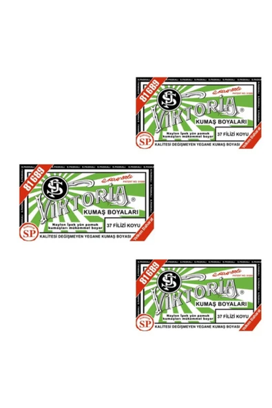 Filizi Koyu Kumaş Boya 3 Adet ürün görseli 1