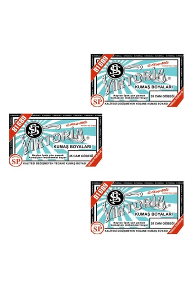 Cam Göbeği Kumaş Boya X 3 Adet ürün görseli 1