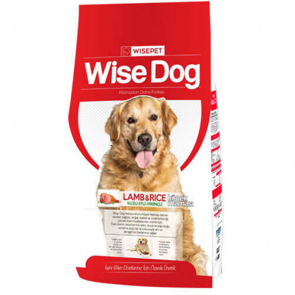 Wise Dog Kuzu Etli & Pirinçli Yetişkin Köpek Maması 15kg