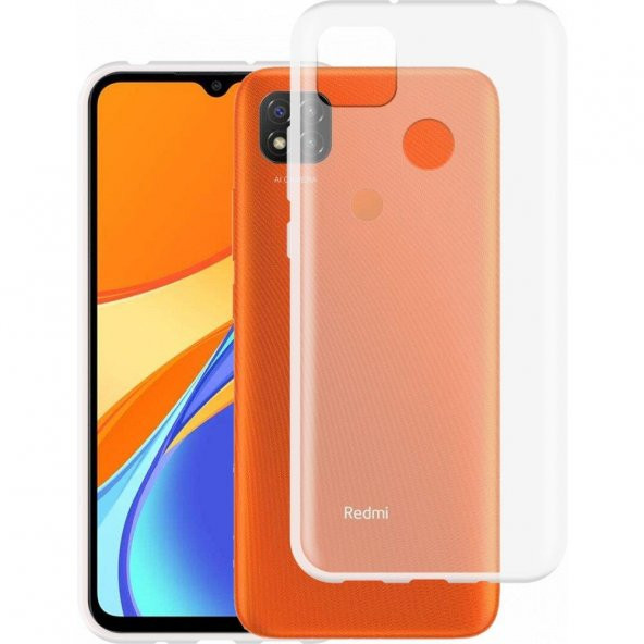 Xiaomi Redmi 9C Kılıf Lüx Şeffaf Silikon 7O7D404G21481