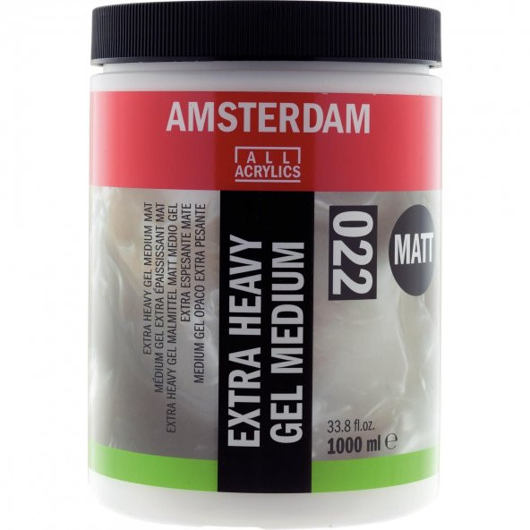 AMSTERDAM EXTRA HEAVY GEL MEDIUM MATT 022 1000ML