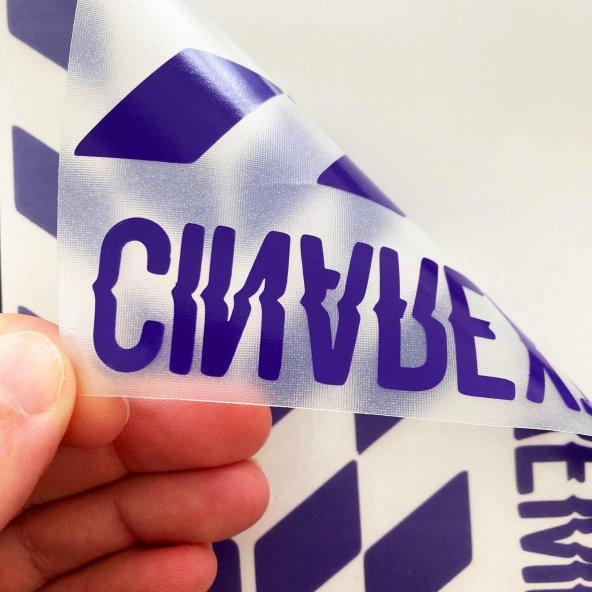 Patlıcan Moru Damalı Kask Motosiklet Sticker Takımı Çınar Extreme - 3