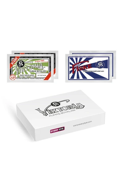 Kumaş Boyası Filizi Açık 2 Pk + Fiske Sabitleme 2 Pk ürün görseli 1