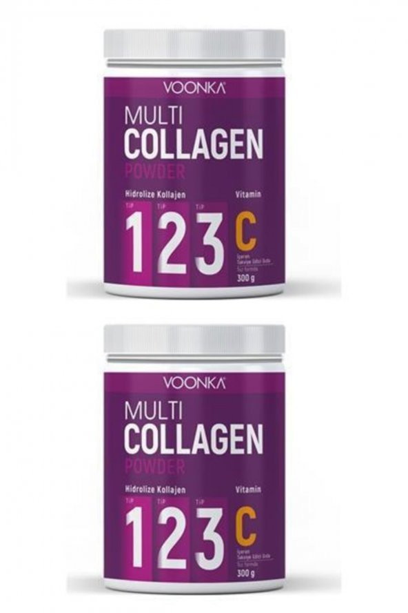 Voonka Multi Collagen Powder 300 Gr 2 Adet - 1