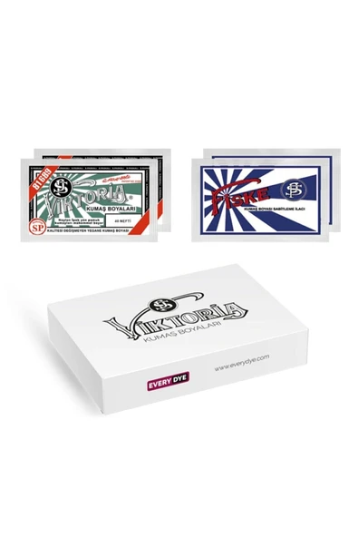 Kumaş Boyası Nefti 2 Pk + Fiske Sabitleme 2 Pk ürün görseli 1