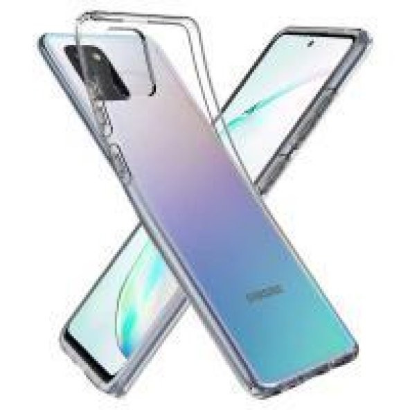 Samsung Galaxy A81 / Note 10 Lite Kılıf Lüx Şeffaf Silikon - 2