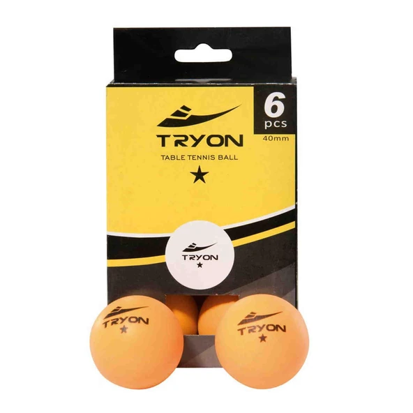 Tryon MTT-121-122 6 lı Unisex Pinpon Topu