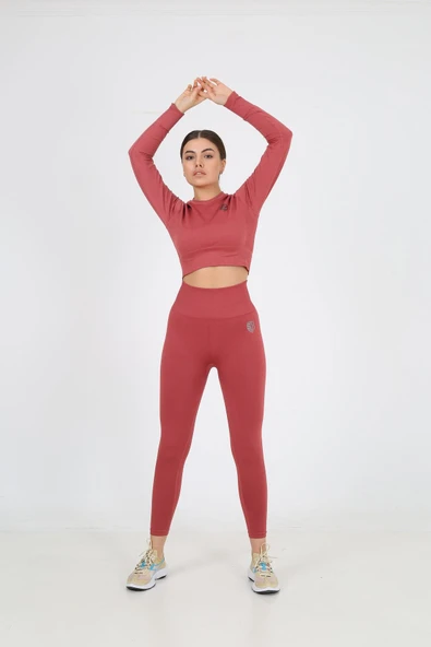 Sportonex SO22F006 Seamless Kadın Crop - 4