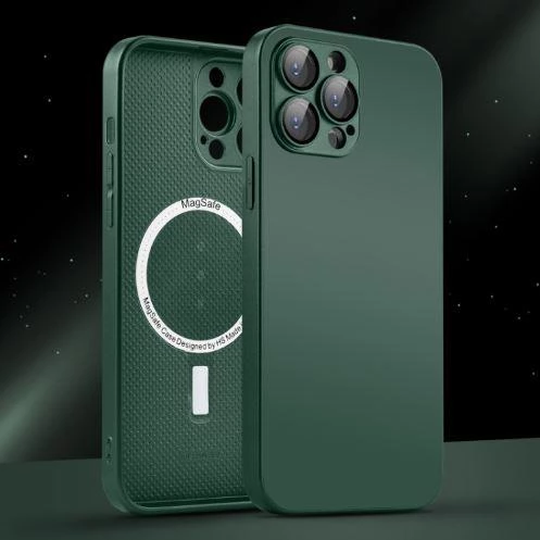 İphone 14 Pro Max Uyumlu Magsafe Ag Glass Buzlu Cep Telefopnu Kılıfı - Resim 6