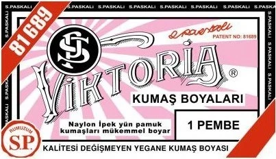 Viktoria 1 Kumaş Boyası Pembe 3lü - 1
