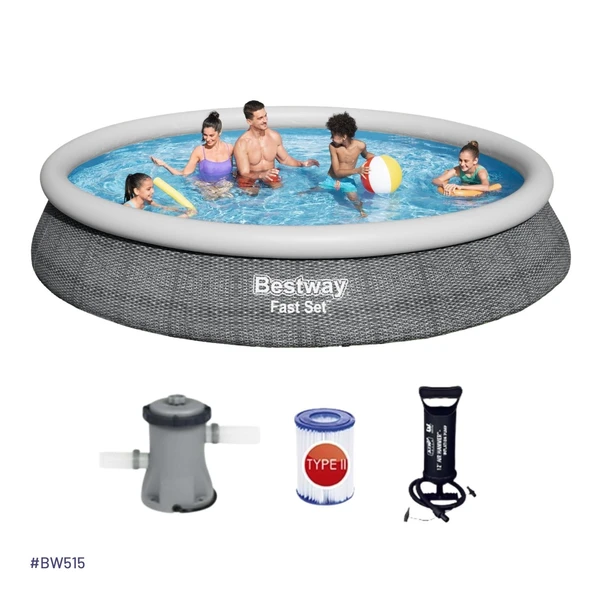 Büyük Şişme Havuz Seti 457cm x 84cm  Bw 515 ürün görseli 1