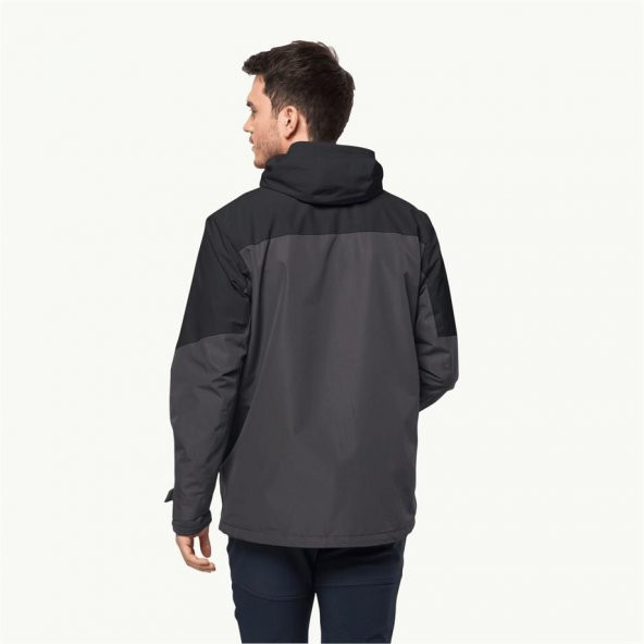 Jack Wolfskin 1115291-6000 Glaabach 3in1 Jkt M Erkek Mont - 2