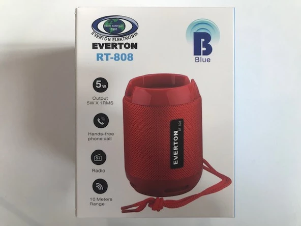 Everton Rt-808bt Fm-Usb-Tf Card- Ses Bombası