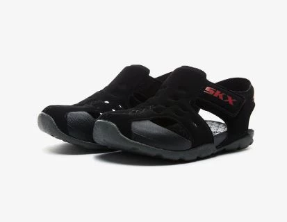 Skechers Side Wave Çocuk Sandalet 92330N BKCC SİYAH Ç-71 - 3