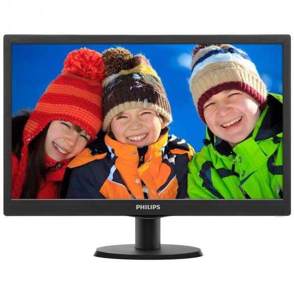 Philips 193V5LSB2/10 18.5" 5 MS 60 Hz VGA HD LED Monitör - 1