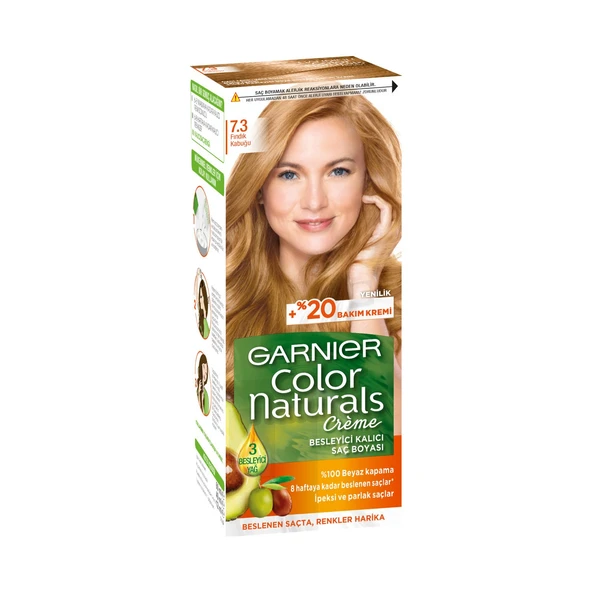 Garnier Color Nat 7.3 Fındık Kabuğu Saç Boyası