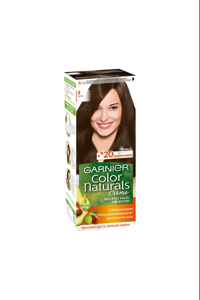 Garnier Color Naturals 4 Kahve Saç Boyası