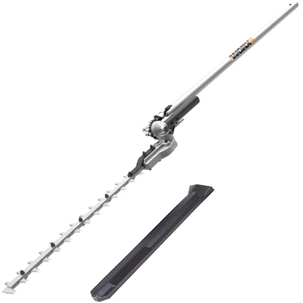 WORX WA0220 WG186E.1 ile Uyumlu 43CM Teleskobik Uzatmalı Açı Ayarlı Çit Budama Başlığı - 6