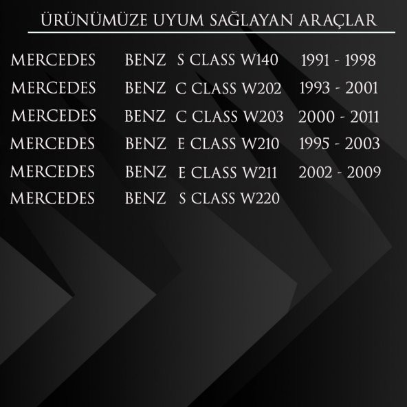 Mercedes W140 W202 W203 W210 W211 W220 İçin Sunroof Perde Izgarası-İKİLİ - 2