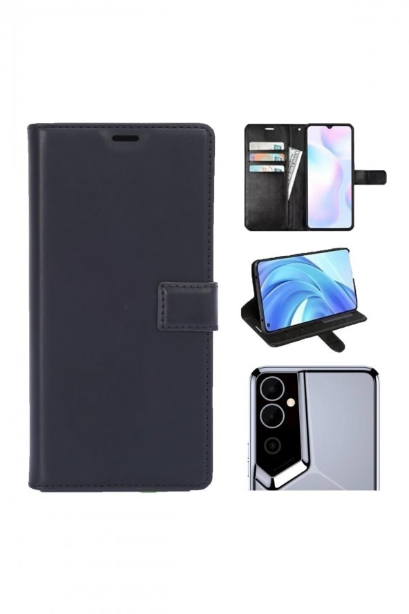 Tecno Pova Neo 2 Uyumlu Cüzdanlı ve Kapaklı Kılıf - 9