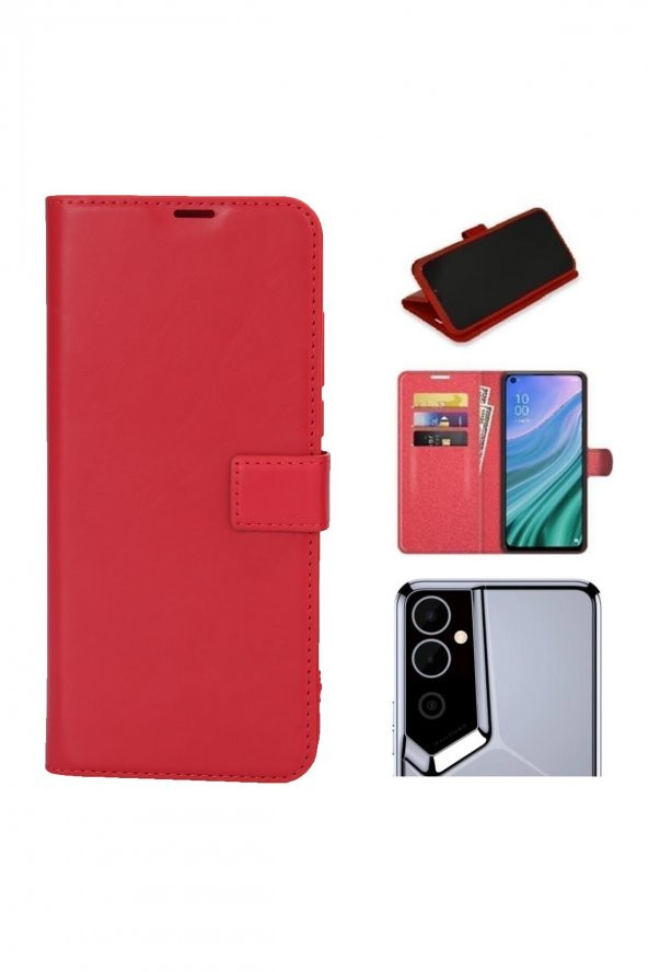 Tecno Pova Neo 2 Uyumlu Cüzdanlı ve Kapaklı Kılıf - 5