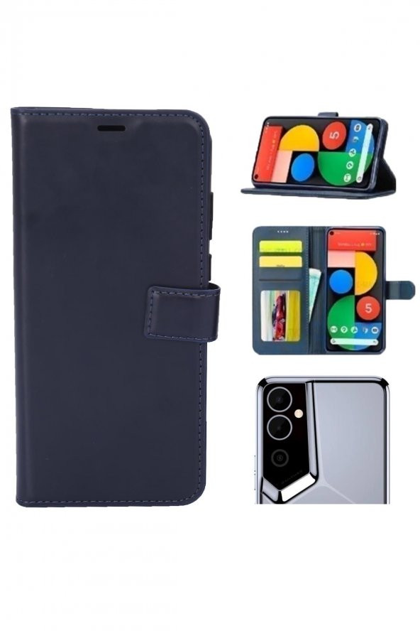 Tecno Pova Neo 2 Uyumlu Cüzdanlı ve Kapaklı Kılıf - 7