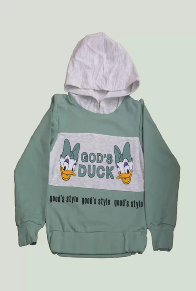 DaisyDuck Yeşil Eşofman Takım - 6