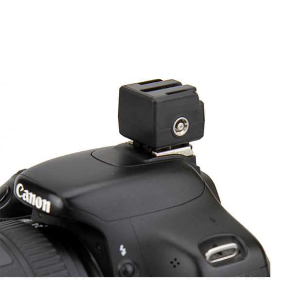 JJC JSC-5 Sony Flaş Adaptörü (Canon Nikon gibi Standart Flaş Kızaklı Makinelerde Sony Minolta Flaş Kullanım Adaptörü) - 2