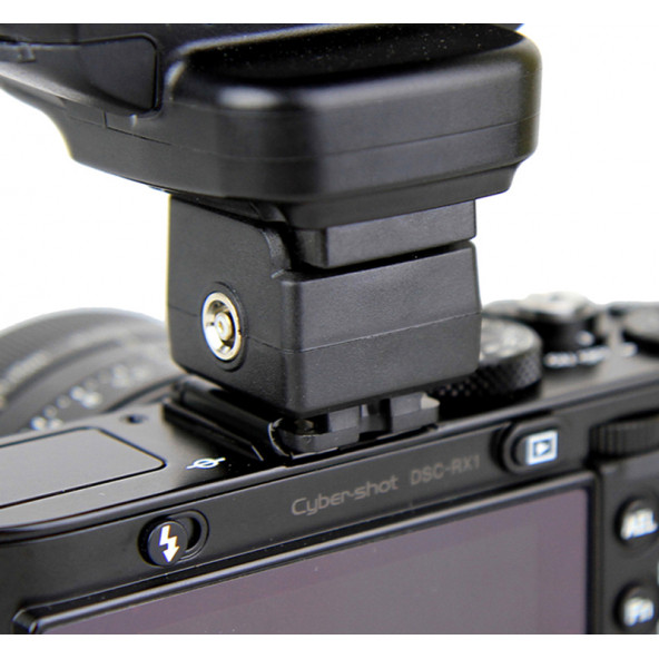 JJC JSC-5 Sony Flaş Adaptörü (Canon Nikon gibi Standart Flaş Kızaklı Makinelerde Sony Minolta Flaş Kullanım Adaptörü) - 7