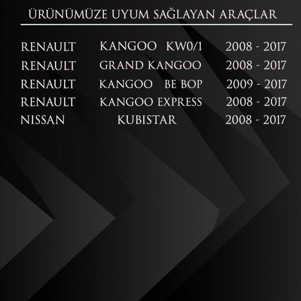 Renault Kangoo, Nissan Kubistar için Çamurluk Sinyali - 2