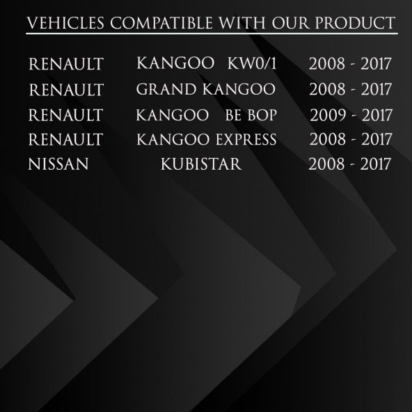 Renault Kangoo, Nissan Kubistar için Çamurluk Sinyali - 7