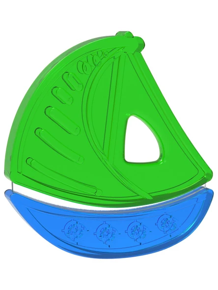 Baby Soft Renkli Sulu Diş Kaşıyıcı Mavi 569