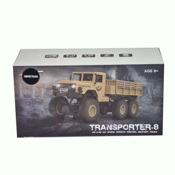 Q69 2 4 1 18 6X6 Askeri Araç - Gebettoys
