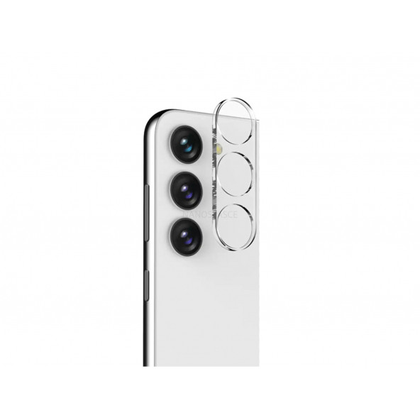 Samsung Galaxy S23 10D Cam Şeffaf Kamera Koruyucu