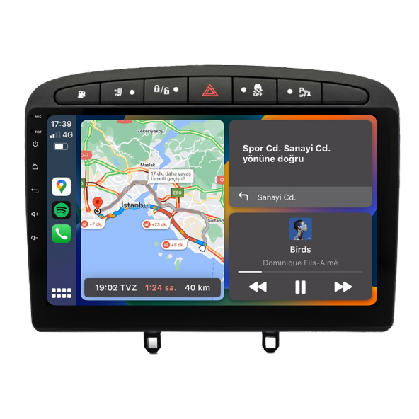 Peugeot 308 Android Multimedya Sistemi (2008-2013) - 5