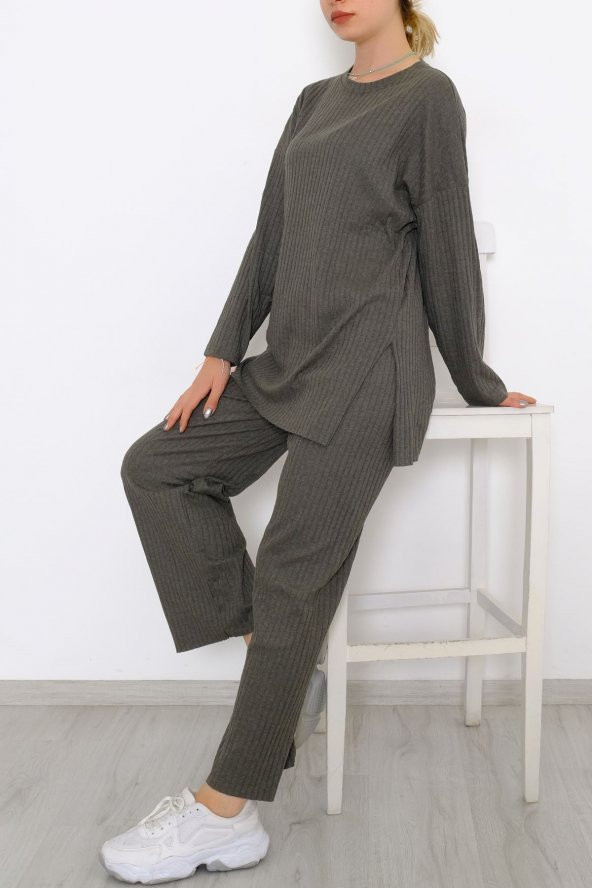 Uzun Kol Fitilli Takım Haki - 10147.1567. - 2