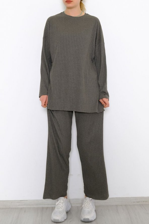 Uzun Kol Fitilli Takım Haki - 10147.1567. - 10