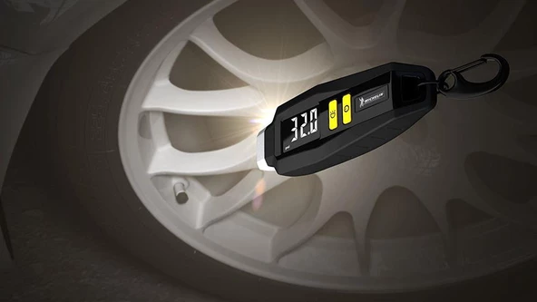 Michelin MC12290 99PSI Dijital Lastik Basınç Ölçer - 9