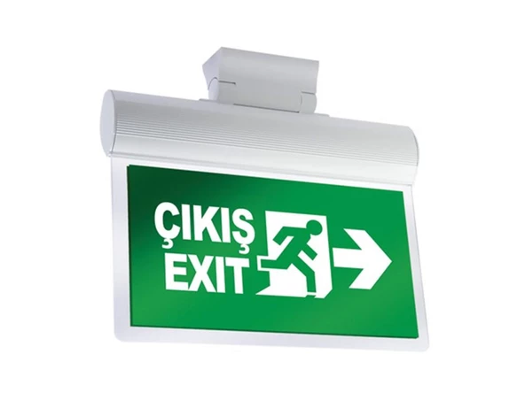 Arsel Orion AEB-24223-L Acil Çıkış Yönlendirme Armatürü Sürekli ve Kesintide 180 Dak. Yanan 8xF LED - 2