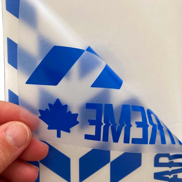 Azur Mavi Damalı Kask Motosiklet Sticker Takımı Çınar Extreme - 3