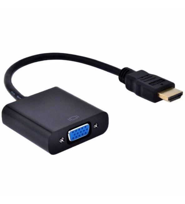 Hdmi to Vga Çevirici Dönüştürücü Kablo